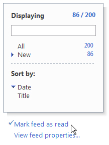 IE7 mark all read