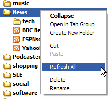 IE7 refresh all contextual