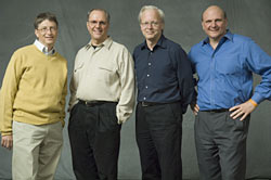 Bill Gates, Craig Mundie, Ray Ozzie, Steve Ballmer