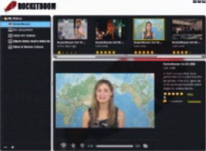Adobe Philo displaying Rocketboom