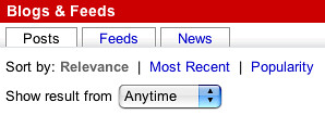 Ask.com blog search