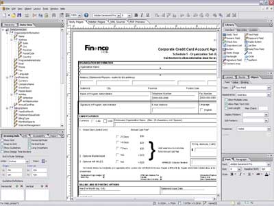 Adobe Designer screenshot