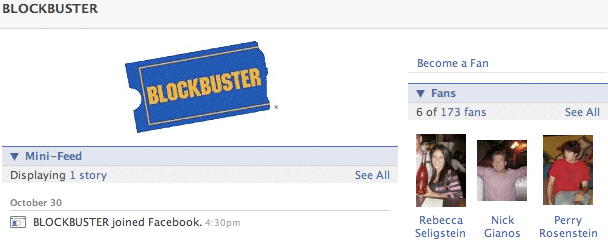 Facebook Page Blockbuster
