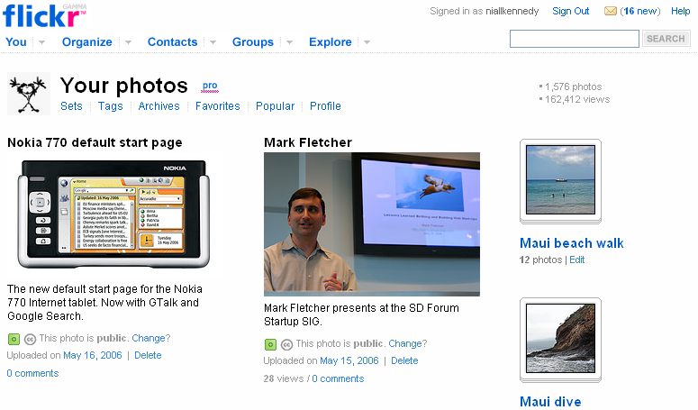 Flickr gamma design