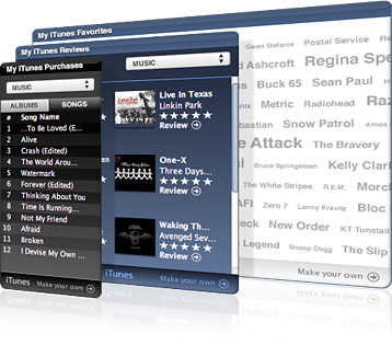 My iTunes Widgets
