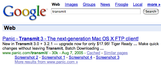 New Google search feature