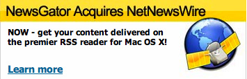 NewsGator acquires NetNewsWire