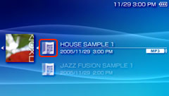 PSP podcast select