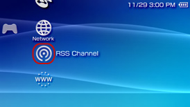 PSP RSS channel