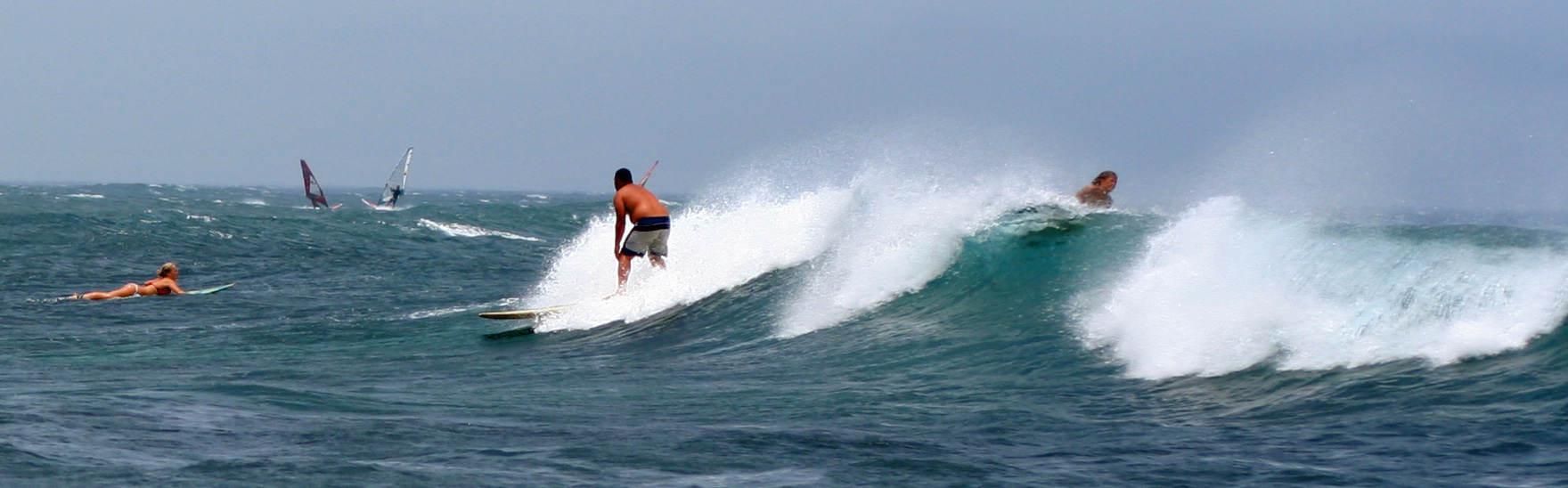 Maui surfing