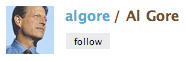 Twitter Al Gore example