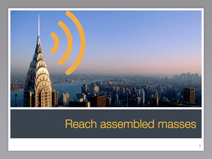 Widgets and Syndication presentation capture
