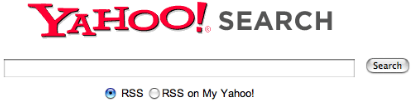Yahoo! RSS Search