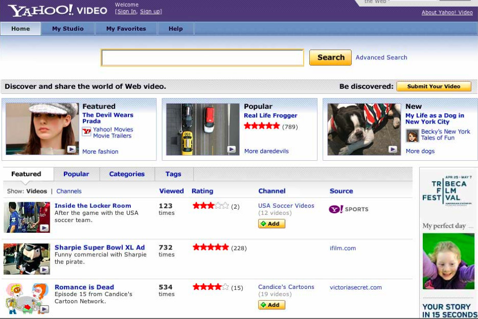 Yahoo! Video